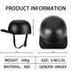 thumbnail image 4 of Casco de moto Yesmotor Baseball Media Cap Matte Black M, 4 of 7