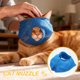thumbnail image 5 of Bozal para Gato Uxcell, Ajustable, Malla Transpirable, Circunferencia 7-9 Pulgadas, Gris Claro, 5 of 6