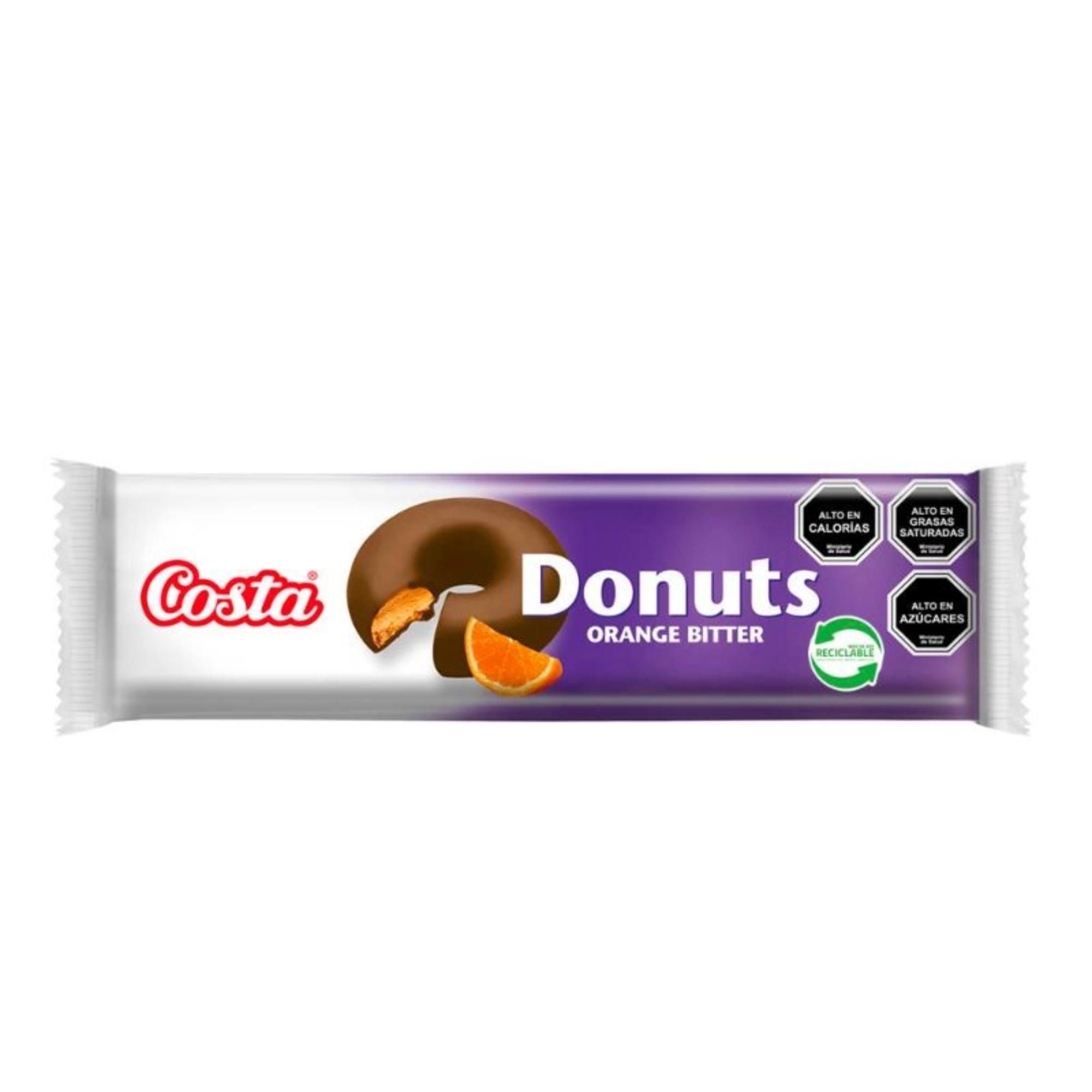 Paquete Galletas Donuts Naranja Bitter 100 g Costa