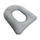 thumbnail image 5 of Cojín Inflable Para Inodoro, Soporte Para Asiento, Para Viajes, Hogar, Ancianos, Flocado Gris, 5 of 5