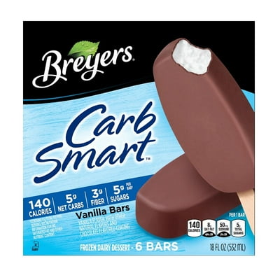 Helado Paleta Carbsmart Paleta Sabor Vainilla Caja 532 Ml Breyers