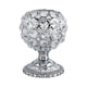 thumbnail image 2 of Soporte De Vela De Cristal De Tealight Tabla De Candelabros SilverPiece Silver 8x8x10cm, 2 of 5