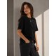 thumbnail image 2 of Polera Basica Cuello Redondo 100% Algodon 200g Manga Corta Negro Xl-xxl Lisa, 2 of 3