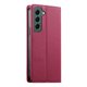 thumbnail image 3 of Funda Tipo Cartera de Cuero Sintético para Samsung Galaxy S22 Plus Bloqueo RFID, con Ranuras para Tarjetas y Bolsillo para Efectivo, Cierre Magnético Fuerte Rojo, 3 of 6