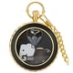 thumbnail image 3 of Reloj De Bolsillo De Cuarzo Movimiento Musical Retro Para Graduación Hijo Elefante Negro, 3 of 5