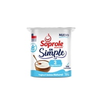 Yoghurt En Simple 3 Ingredientes Natural 120 G Soprole