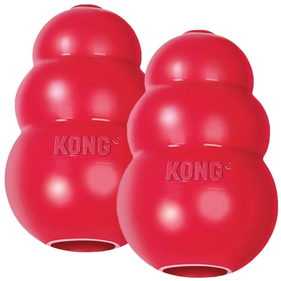 Pack de 2 unidades de Toy KONG Classic para perros, tamaño grande