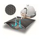 thumbnail image 2 of Alfombra Grande Arena D Gato Tapete Arenero Mascotas 75*55cm Gris, 2 of 3
