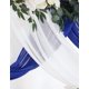 thumbnail image 5 of Tela Cytdkve 9 m Cortinas de Gasa para Arco de Boda, 2 Paneles (Azul/Blanco), 5 of 8
