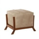 thumbnail image 1 of Pouf Marsella Cuero Kentucky Beige, 1 of 3