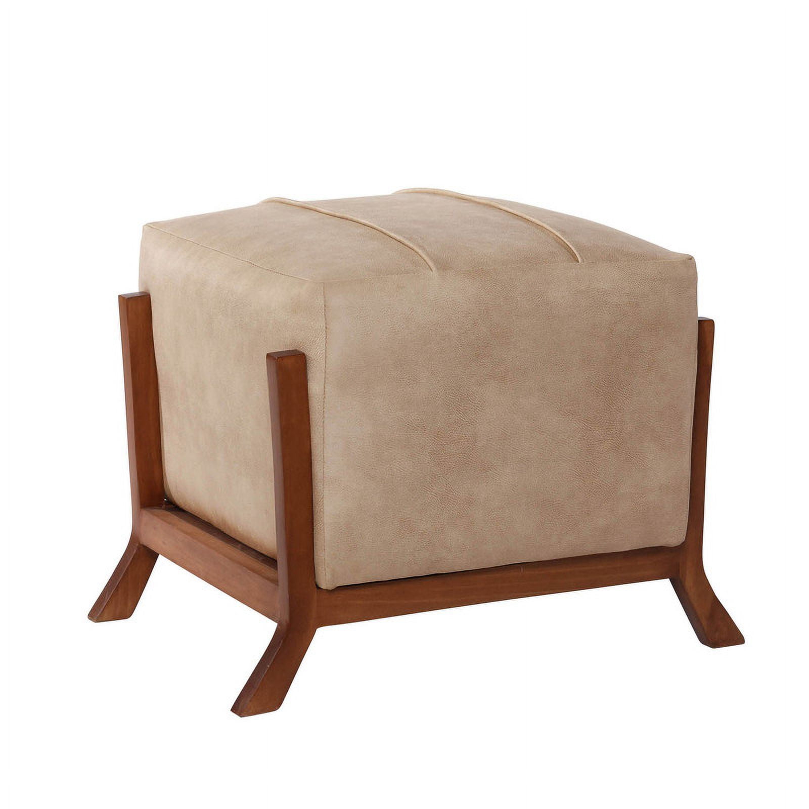 Latam Home - Pouf Marsella Cuero Kentucky Beige