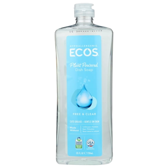 Detergente para platos Dishmate Free & Clear 740 ml de Earth Friendly Products