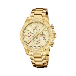Reloj F20705/2 Festina Dorado Hombre Timeless Chronograph