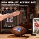 thumbnail image 2 of Vitrina de fútbol JupDec, caja acrílica con soporte de madera, 2 of 6