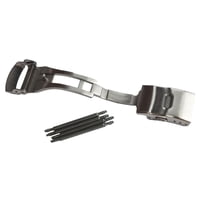 Magideal - Hebilla De Cierre De Correa De Reloj, Herramientas De Fácil Instalación, Reemplazo De Cierre Desplegable De 20Mm Y 22Mm, Acero Inoxidable Para Hombres