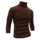 thumbnail image 1 of INSPIRE CHIC Suéteres de Hombre Jersey Cuello de Tortuga Manga Larga Ajustado Elástico Slim Fit Tops 34 Marrón, 1 of 7