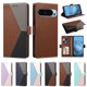 thumbnail image 5 of Funda Cartera Tricolor para Google Pixel 10/10 Pro 5G con Ranuras, Marrón, 5 of 6