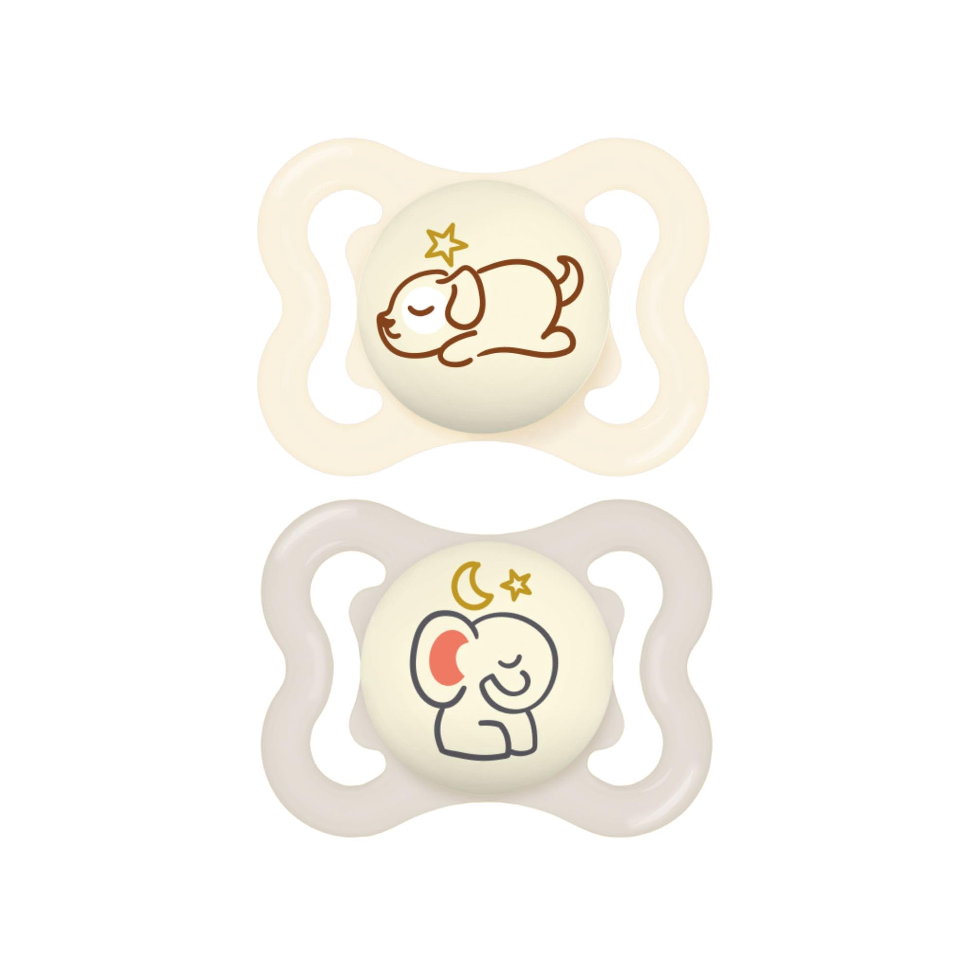 Chupete Mam Supreme Night De 0 A 6 Meses Con Tetina Patentada, Paquete De 2