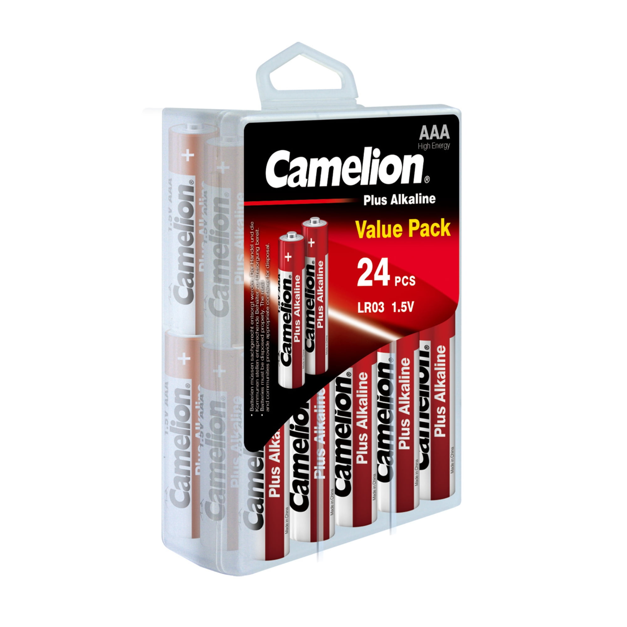 Pilas Alcalinas Plus Caja Plástica Aaa 24un - Camelion