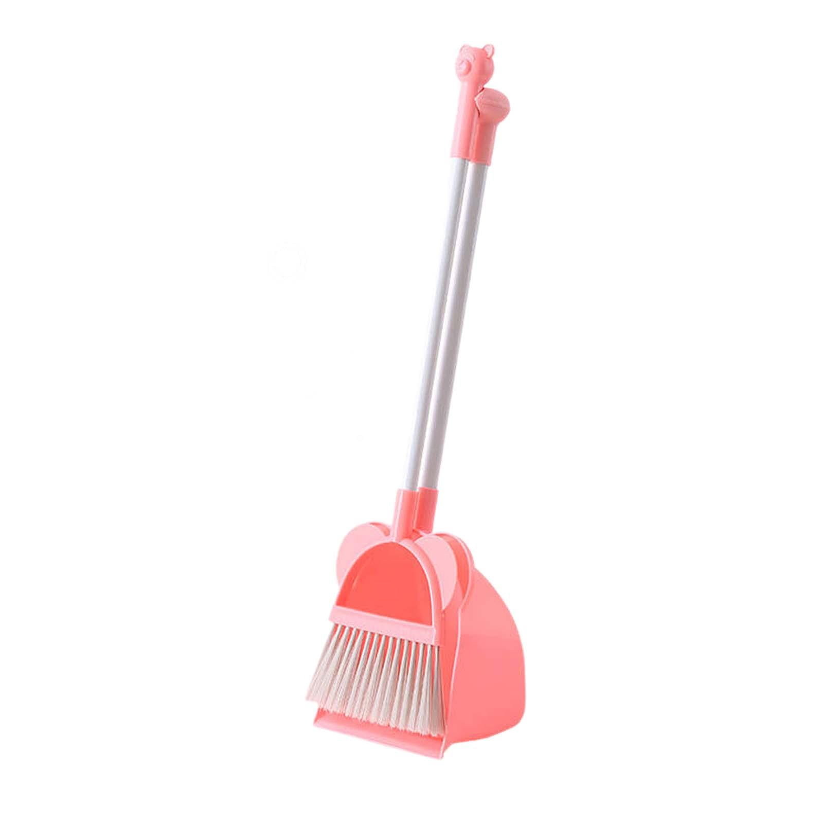 Bothyi - Juego De Limpieza Para Niños, Bonito Juego De Escobas Para Jardín De Infantes, Preescolar, De 3 A 6 Años, Color Rosa