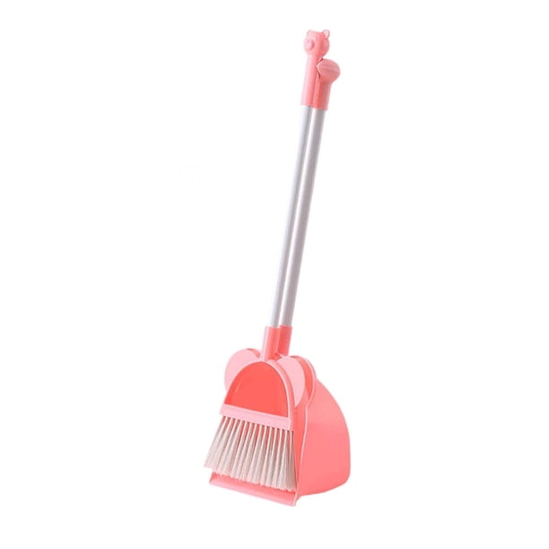 Juego De Limpieza Para Niños, Bonito Juego De Escobas Para Jardín De Infantes, Preescolar, De 3 A 6 Años, Color Rosa
