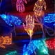 thumbnail image 2 of 1pc 59.06inch 10 Lights, 118.11inch 20 Lights Blue Ghost Hand Halloween Decoration Light String, Battery Powered, 2 of 5
