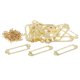 thumbnail image 3 of Tirón de la etiqueta del cajón del tenedor de la etiqueta / de la tarjeta / del soporte de la etiqueta 20pcs para DIY de oro, 3 of 5