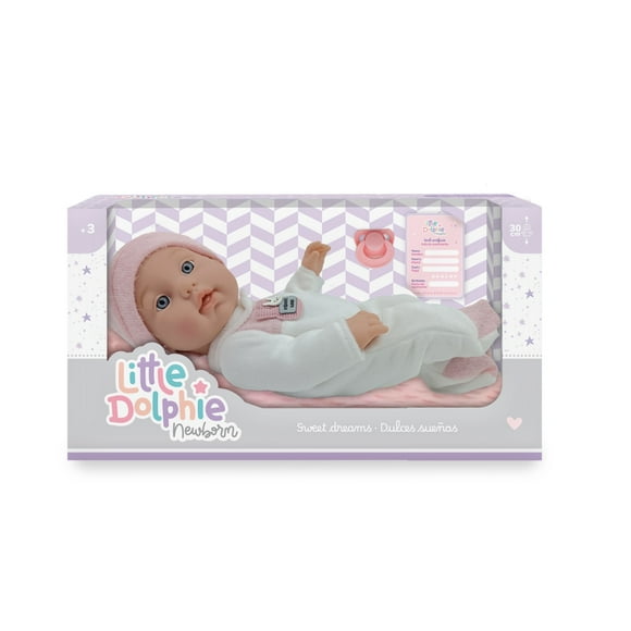 Muñeca Reborn Bebé Recién Nacida 30 cm Vinilo con Manta