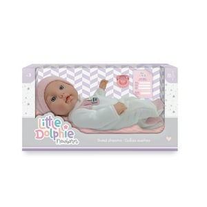 Little Dolphie - Muñeca Recién Nacida De 30 Cm Con Cobija, Almohada Y Chupete