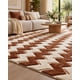 thumbnail image 3 of Alfombra Jacquard Cutting 150 × 200 cm para Living y Dormitorio, 3 of 6