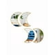 thumbnail image 2 of Espejo Decorativo Set de 4 Lunas 26cm Doradas Plástico VGO, 2 of 2