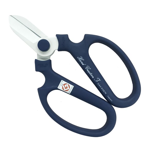 Tijeras Sakagen F-170 para flores 17 cm Azul Antióxido