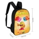 thumbnail image 2 of Pac-Man-theme Backpack, Campus style schoolbag Bookbag with Adjustable Shoulder Straps And Large Zip Compartment, Unisex Travel Bags., 2 of 6