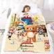 thumbnail image 5 of La Aventura del Parque Temático de Rilakkuma anti-pilling, suave, ligera, esponjosa y acogedora de lujo para hogar y cocina – Perfecta para niños y adultos,120X180cm, 5 of 6