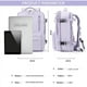 thumbnail image 4 of Mochila Viaje Cabina Avión Impermeable Viral Zapatos USB Morada, 4 of 4