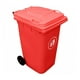 thumbnail image 1 of Contenedor Basura 240 Litros Rojo, 1 of 3
