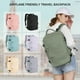 thumbnail image 2 of Mochila de viaje coowoz Large-L impermeable para mujer/hombre gris, 2 of 3