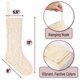 thumbnail image 3 of Hilo acrílico Christmas Stockings Mr Pen, paquete de 4 unidades, 45 cm, color crema, 3 of 8