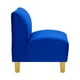 thumbnail image 3 of Poltrona Soft 1C Felpa 01 Azul Rey, 3 of 4
