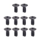 thumbnail image 5 of 10 unids 5 vías interruptor de guitarra de 3 vías tornillos fijos tuercas de reemplazo negro, 5 of 5