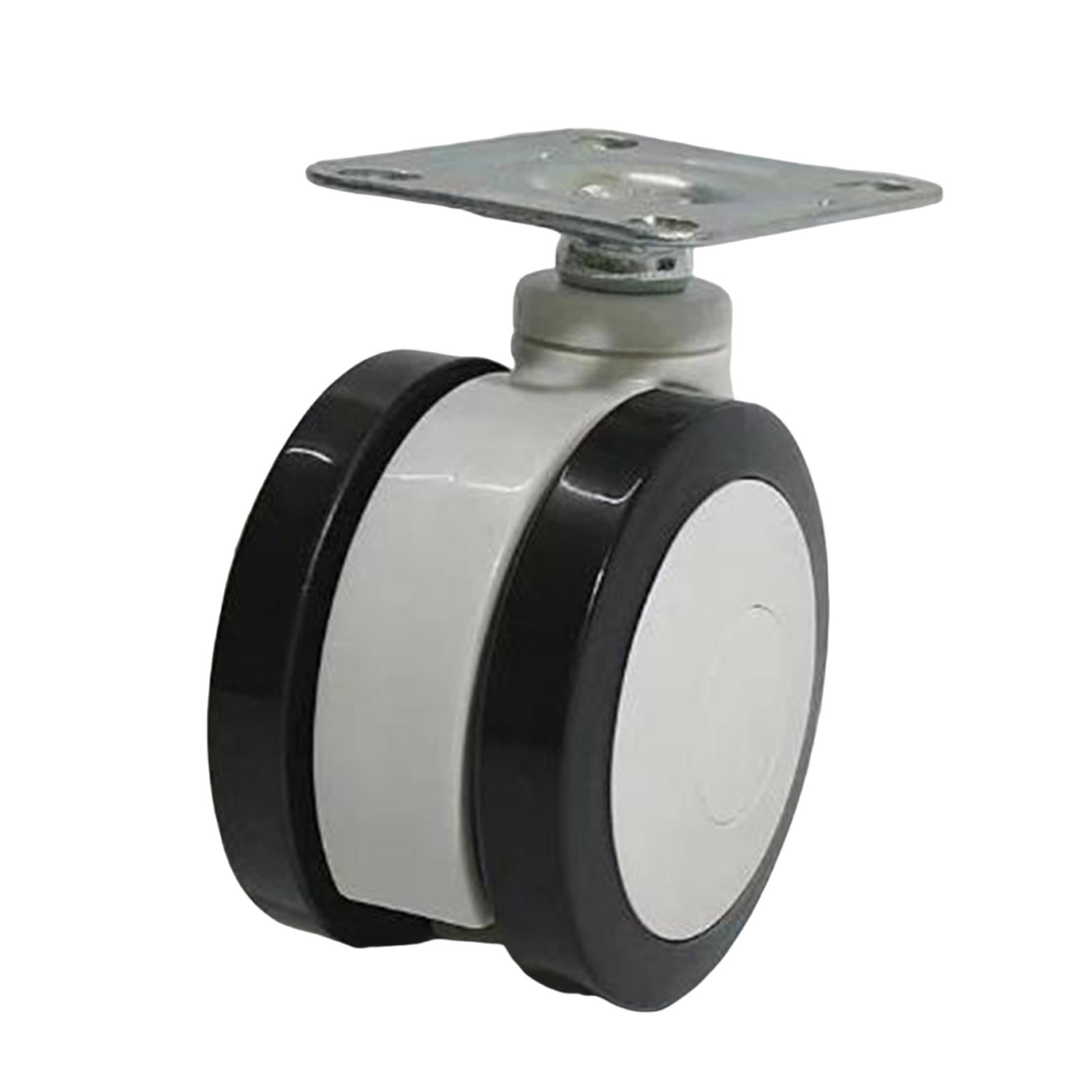 Magideal - Rueda Giratoria Con Placa Para Muebles, Rueda Silenciosa Para Instrumentos De Belleza, Rueda Universal Con Rotación De 360 Degree Para Camas, Sillas De O