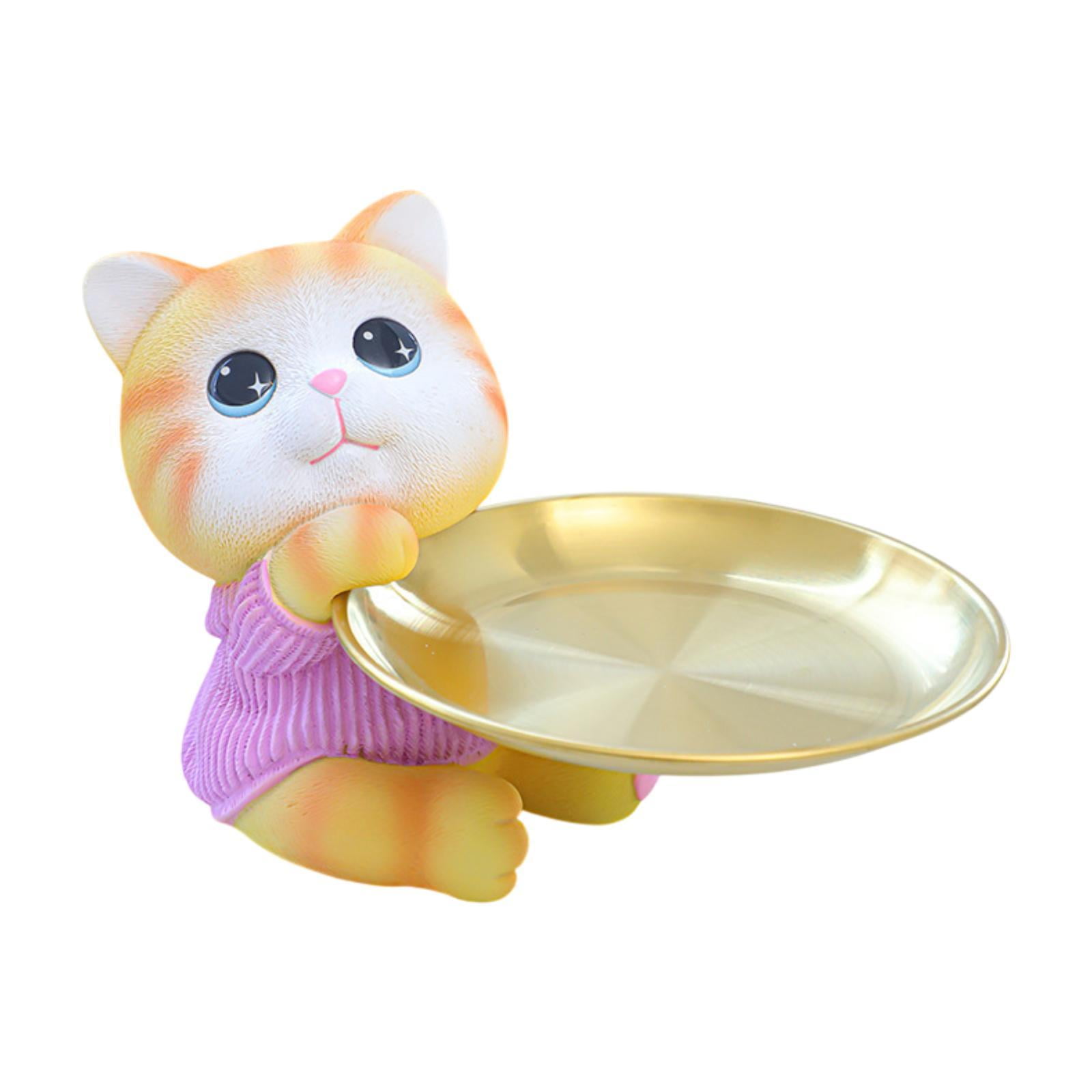 Bothyi - Bandeja Para Gatos, Decoración Del Hogar, Regalo, Figura De Gato Moderna Para Estantería, Oficina, Mesa De Comedor, Estilo B
