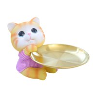 Bothyi - Bandeja Para Gatos, Decoración Del Hogar, Regalo, Figura De Gato Moderna Para Estantería, Oficina, Mesa De Comedor, Estilo B