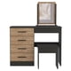 thumbnail image 2 of Mueble Tocador Con Espejo Y 4 Cajones Fm-001n - Negro, 2 of 7