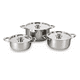 thumbnail image 1 of Batería de cocina de 6 piezas, acero inoxidable, Wens 420-6SS, 1 of 3