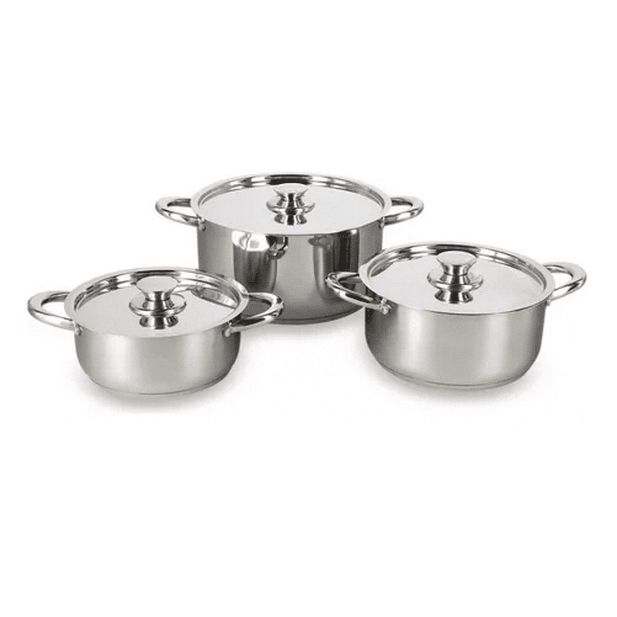 Genérico - Batería De Cocina De 6 Piezas, Acero Inoxidable, Wens 420-6ss