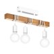 thumbnail image 1 of Lampara Techo Townshend Blanco E27 3X60W, 1 of 1