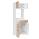 thumbnail image 4 of Mueble Microondas Alto 4 Puertas 1 Cajón Luna 210x60x49,1 Cm Fresno Y Blanco, 4 of 19