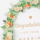 thumbnail image 3 of Tarjeta de felicitación Hallmark Wedding Flower Arch Signature, 3 of 5