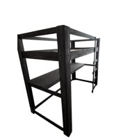 Myr - Cama Alta Con Escritorio 1,90X050 Plaza Y Media